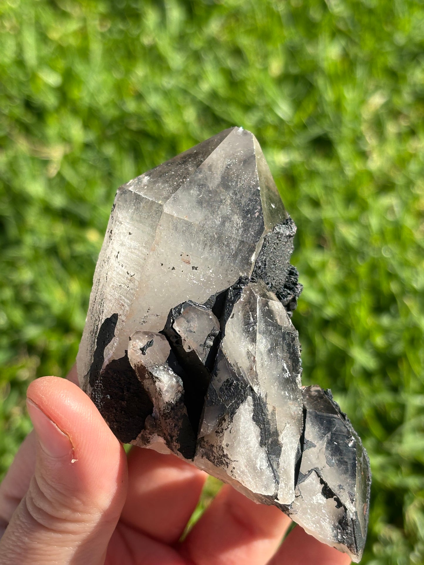 Hematite On Quartz Piece
