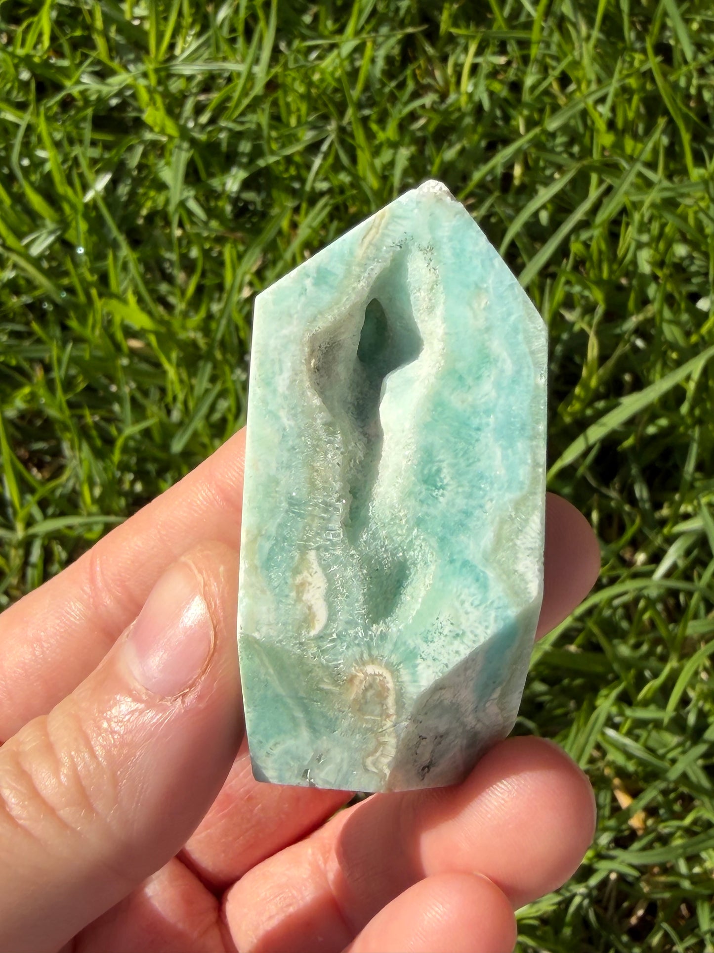 Blue Aragonite Mini Freeform