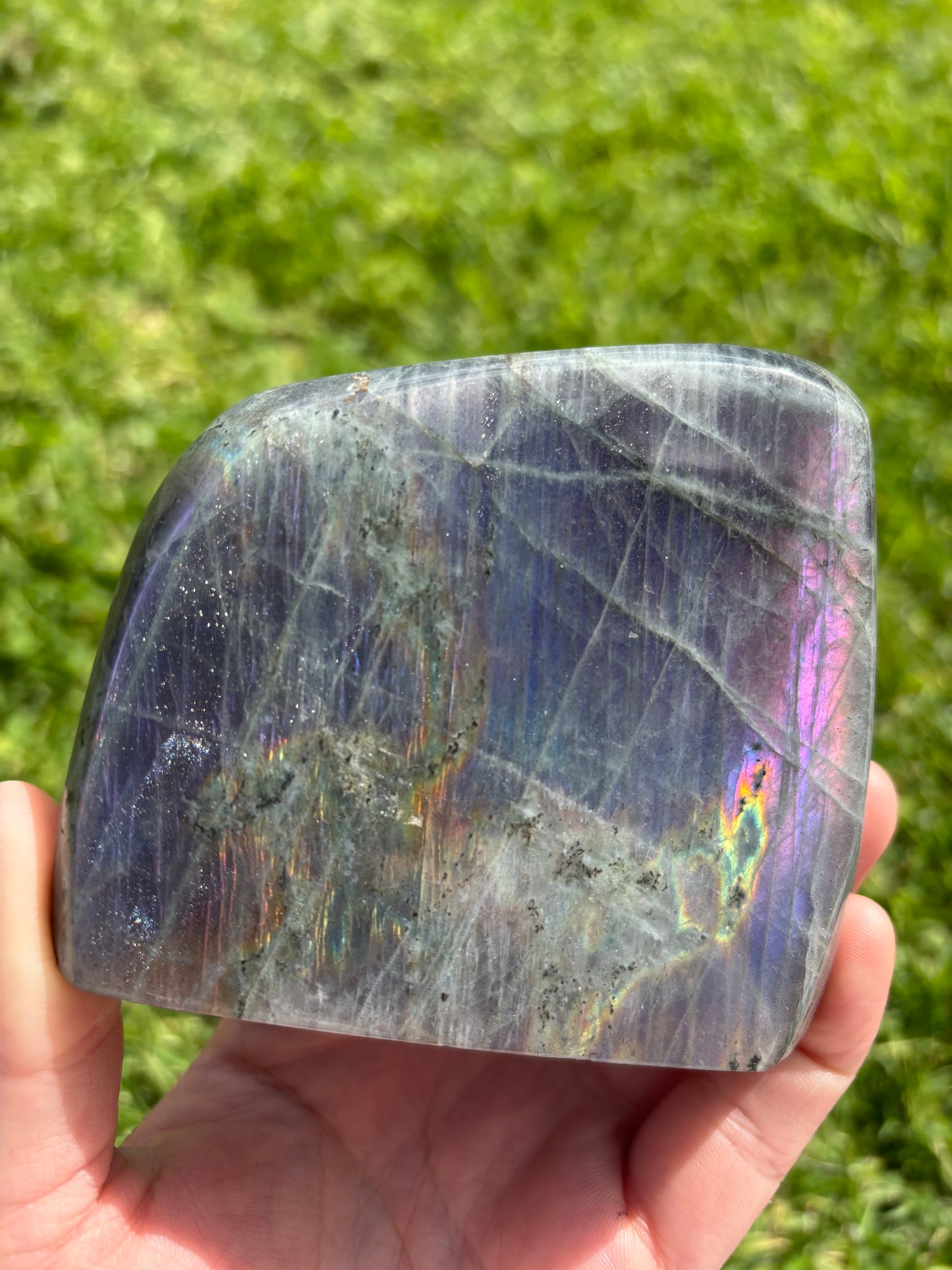 Purple Flash Labradorite Freeform