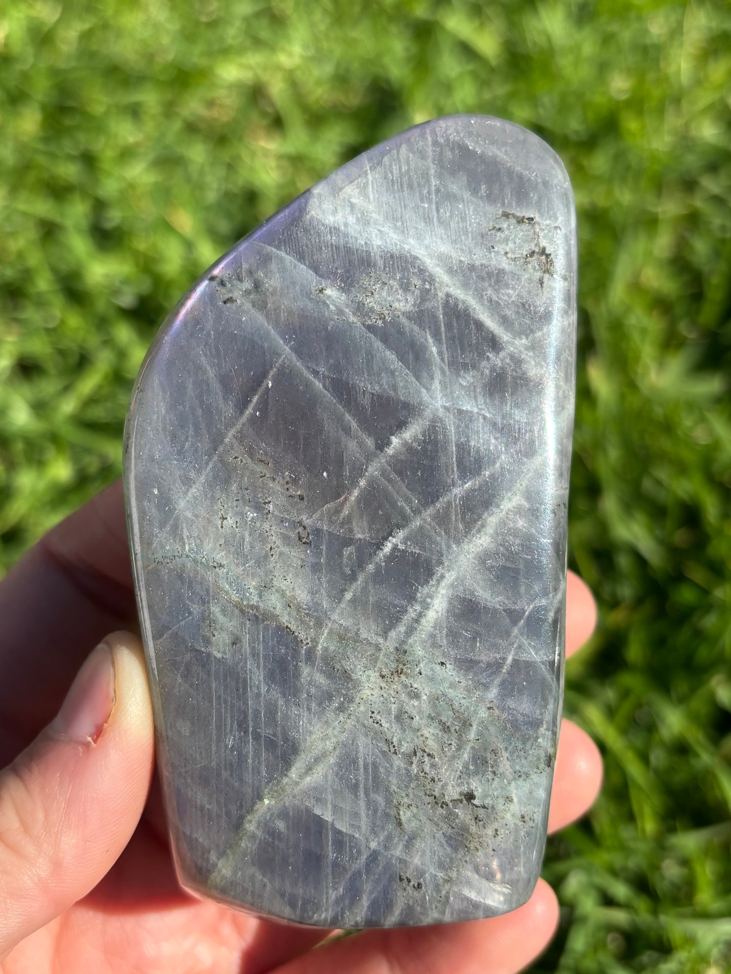 Purple/Pink Flash Labradorite Freeform