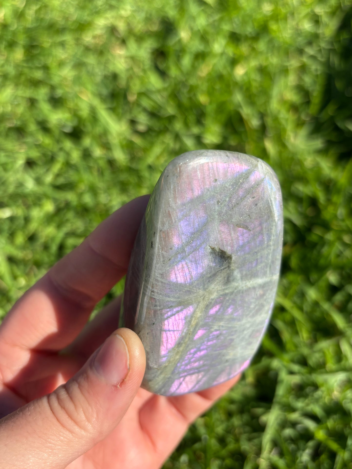 Purple/Pink Flash Labradorite Freeform