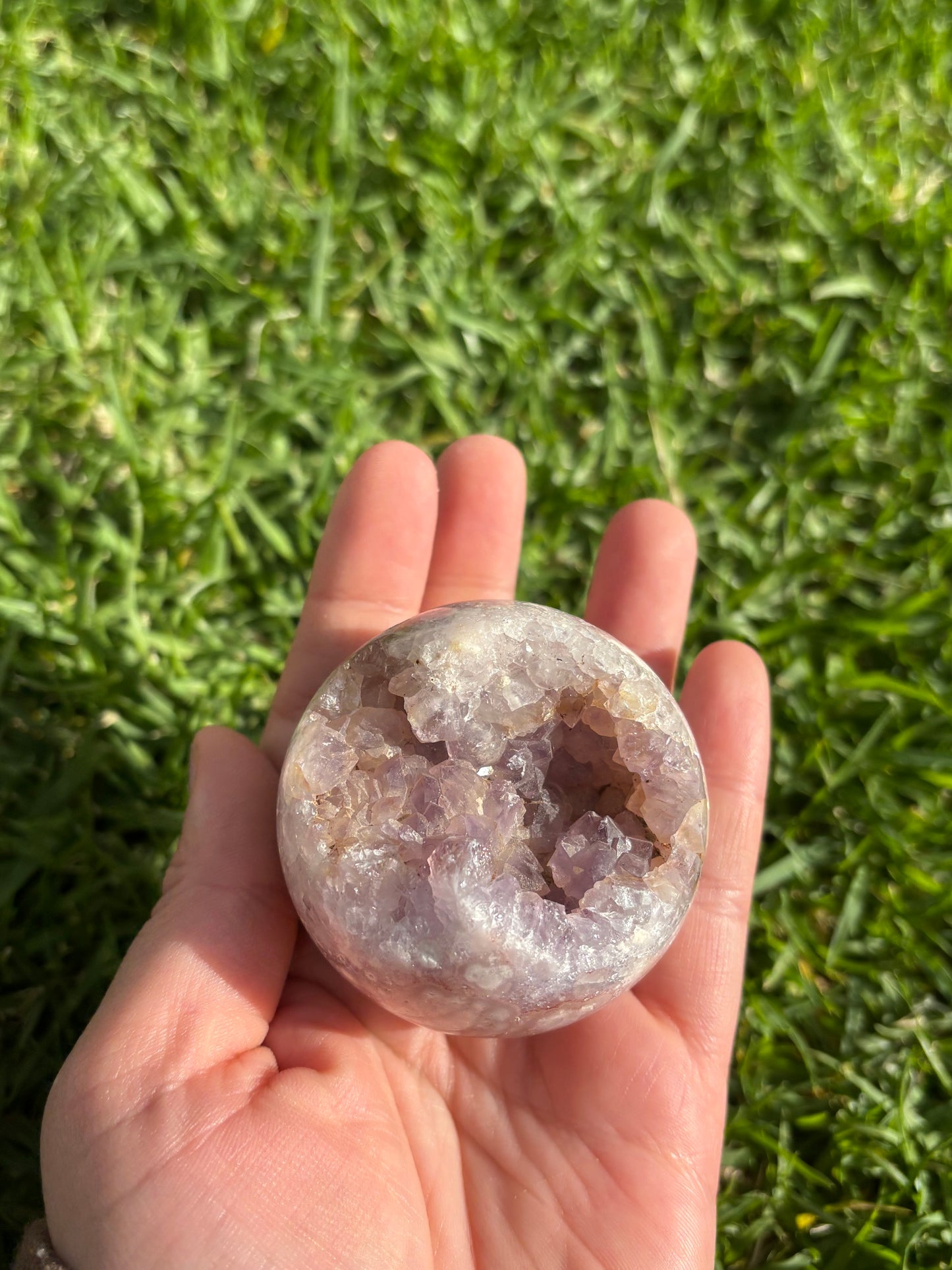 Pink Amethyst Sphere