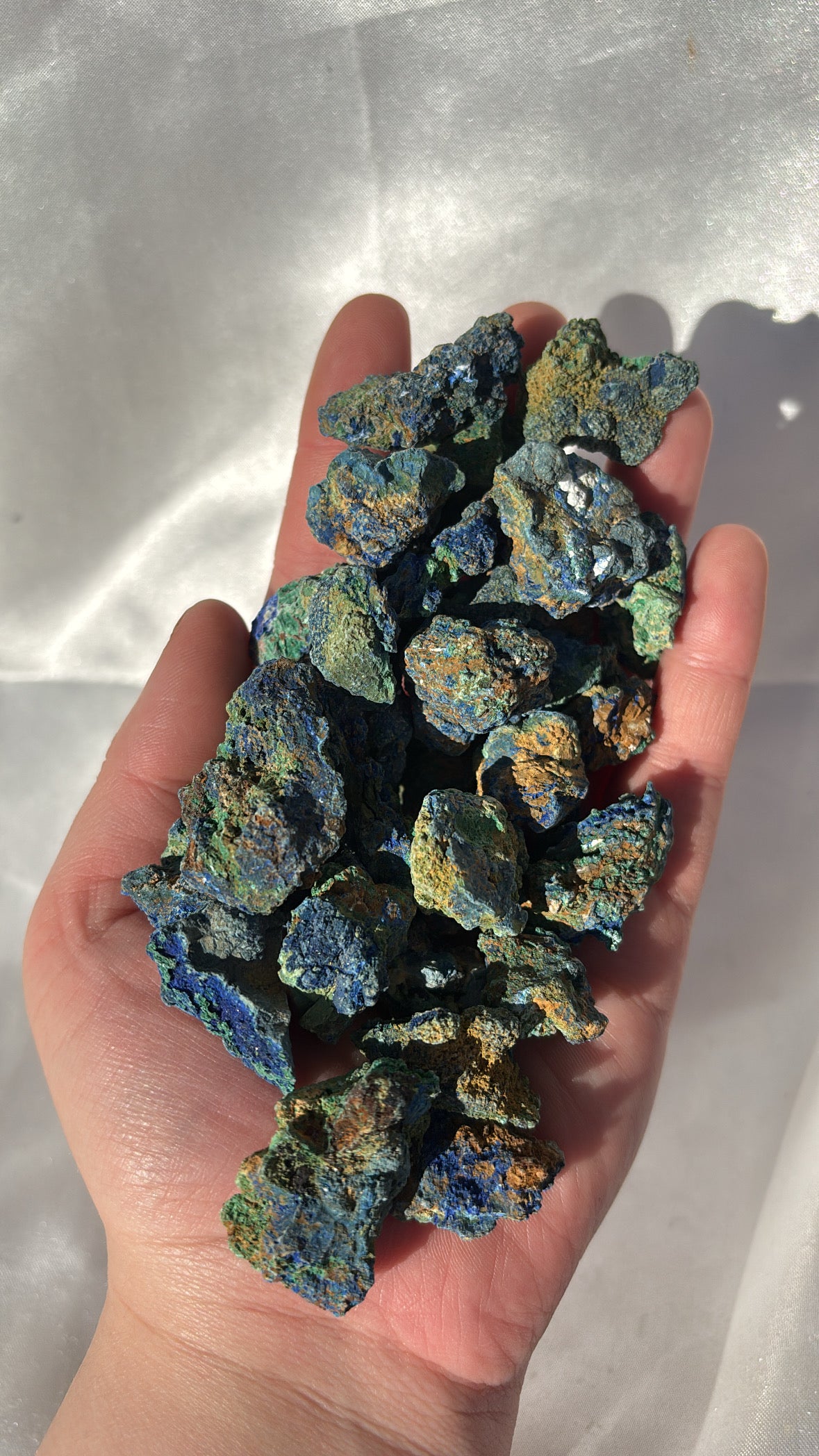 Azurite And Malachite Raws Bundle Of 3