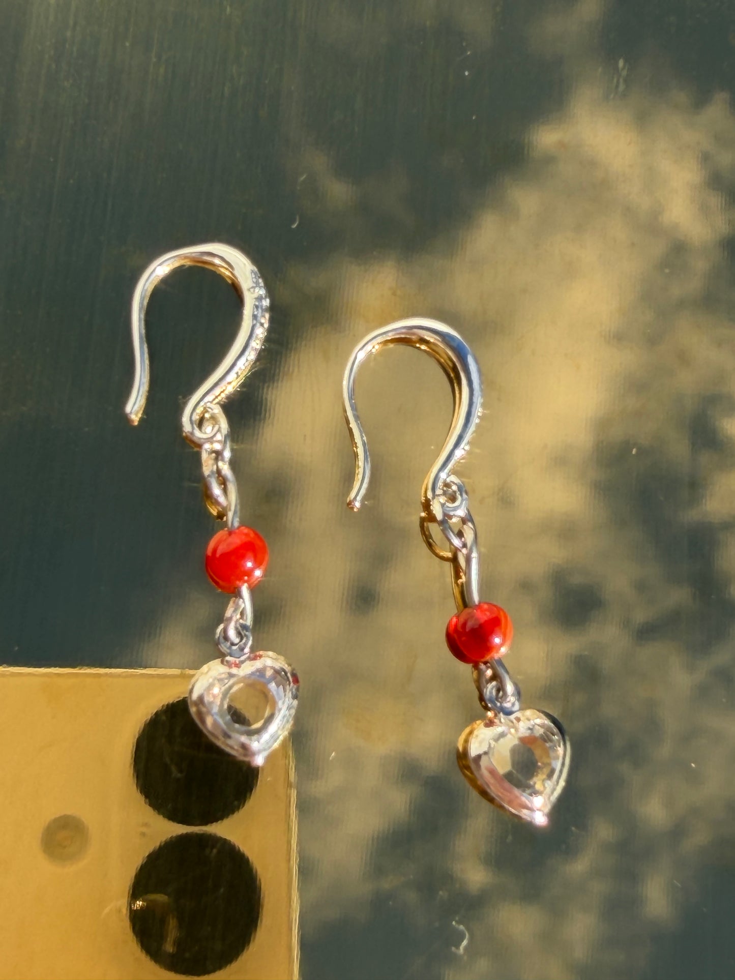 Sliver Carnelian Earrings