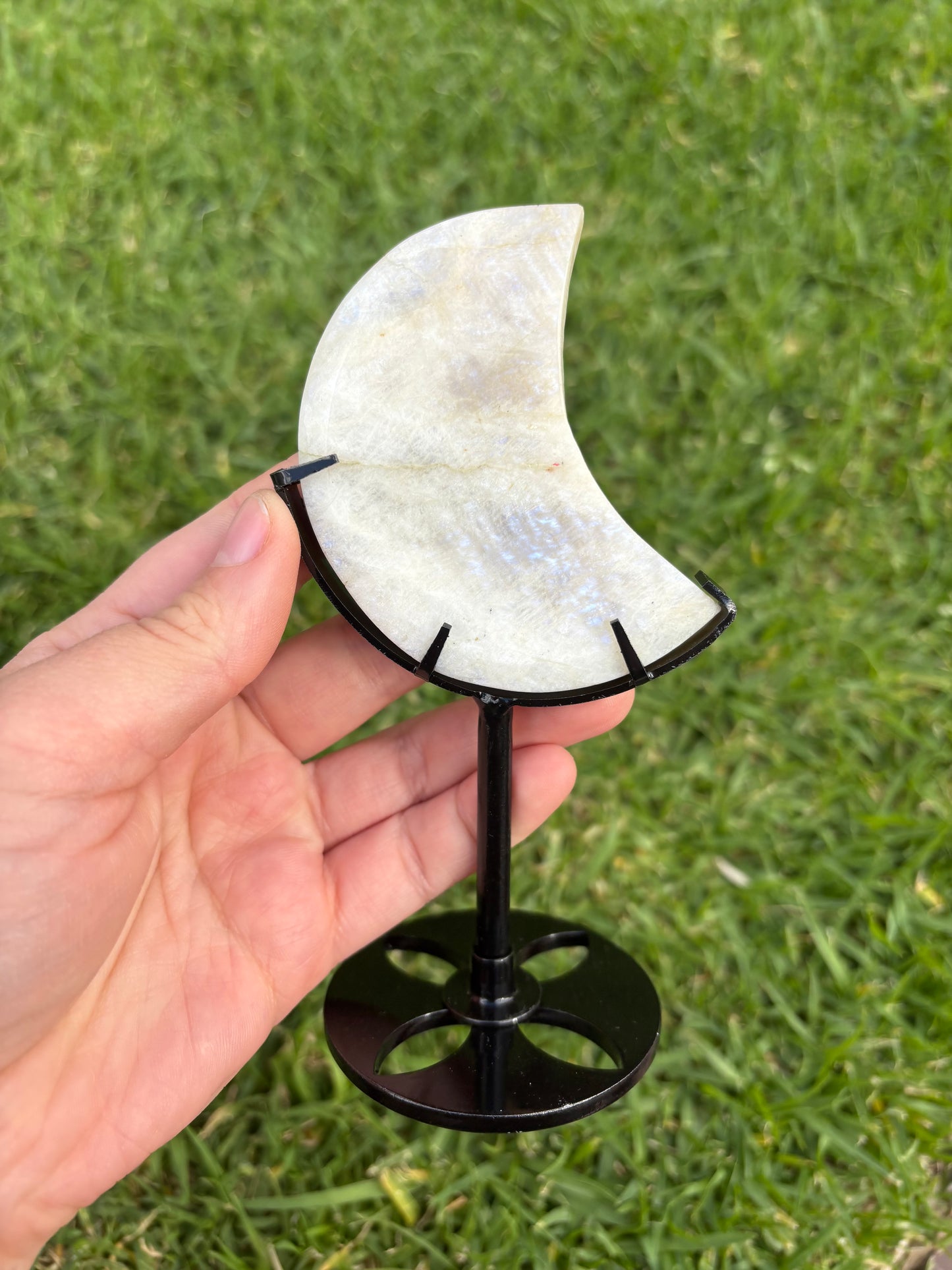 Moonstone Moon On Stand