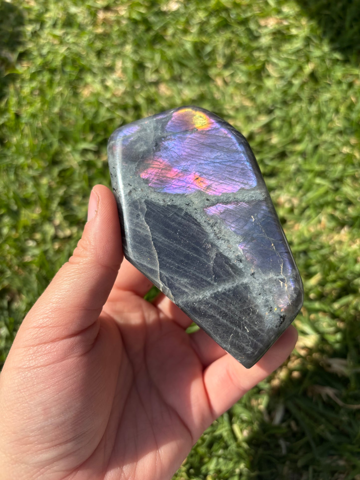 Purple Flash Labradorite Freeform