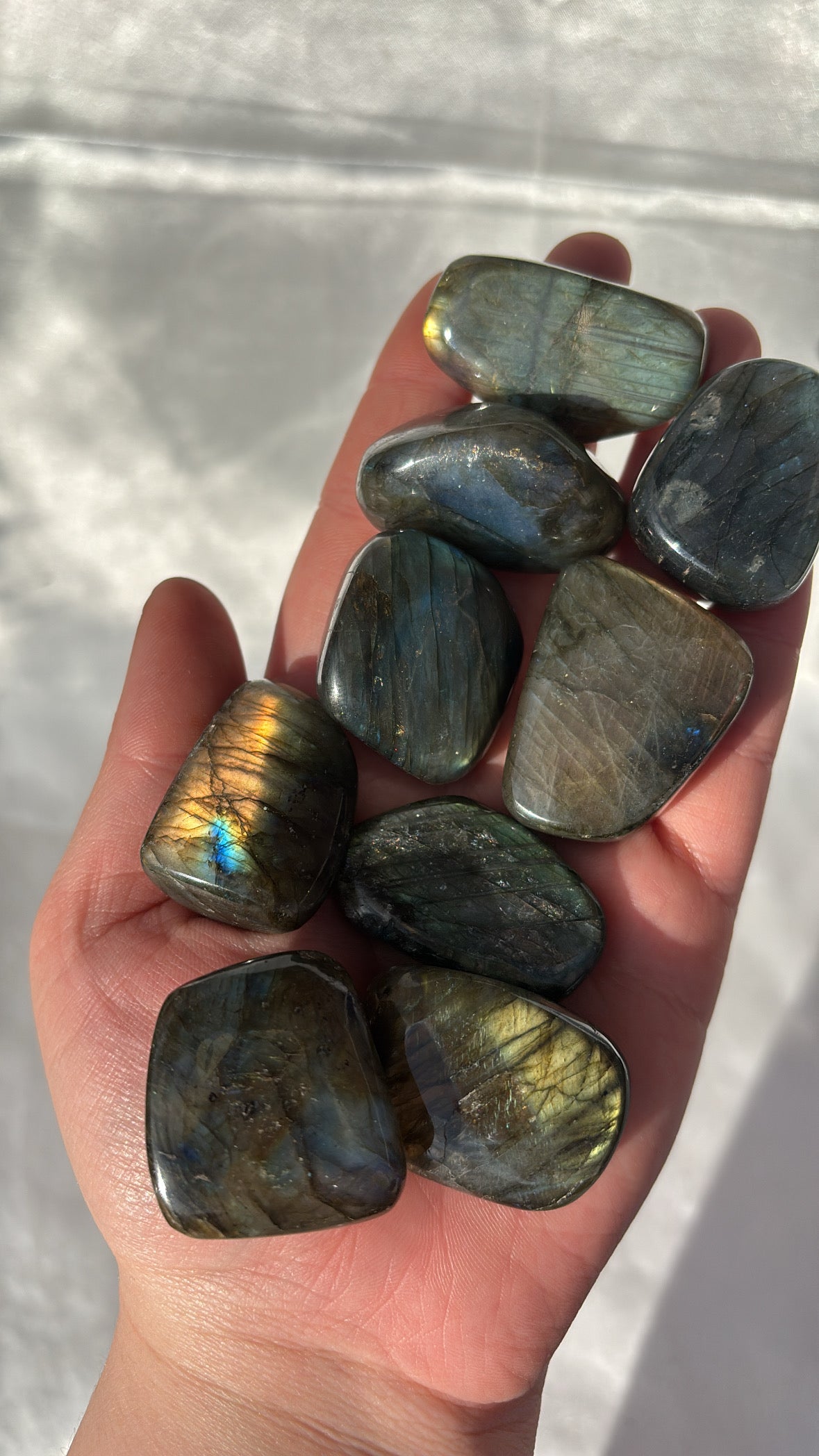 Flashy Labradorite Pieces