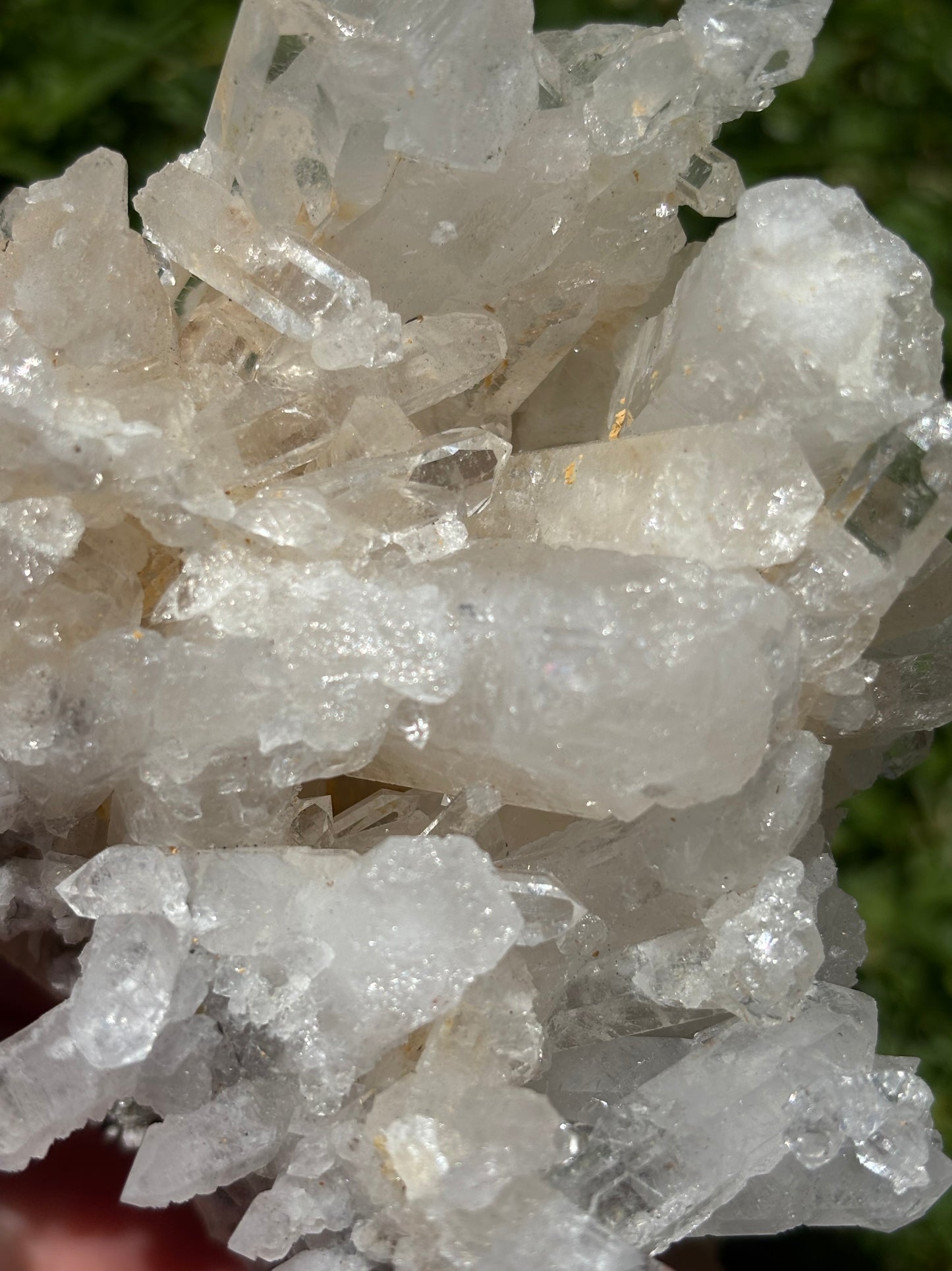 Specularite Quartz Cluster