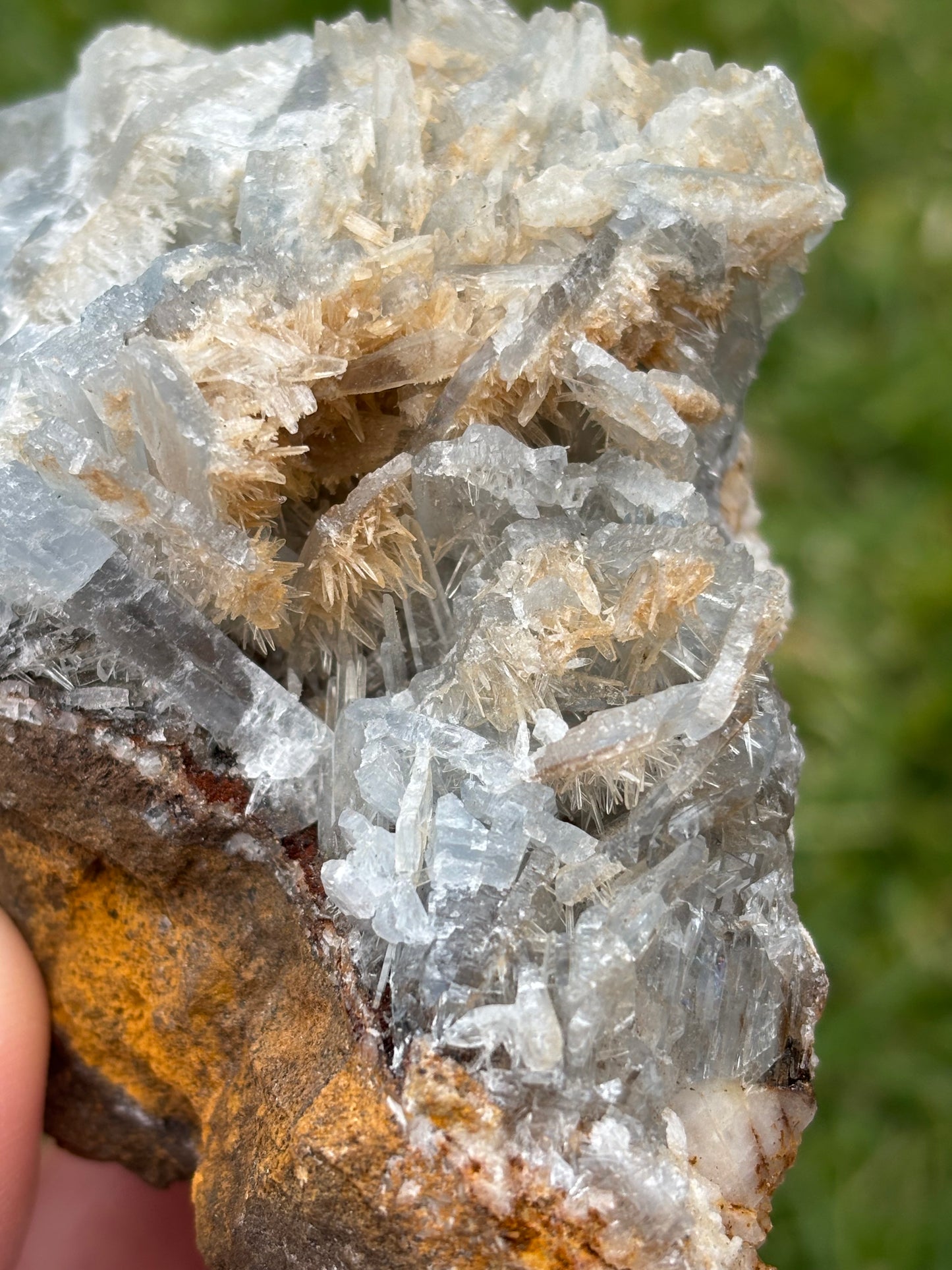 Blue Barite Specimen