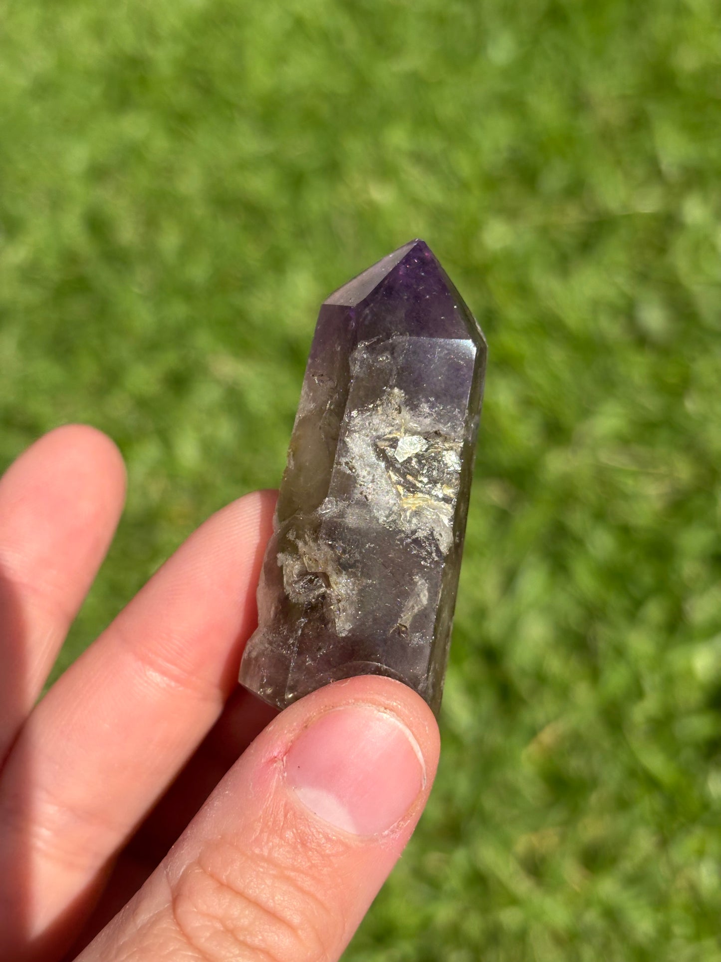 Smokey Amethyst Point