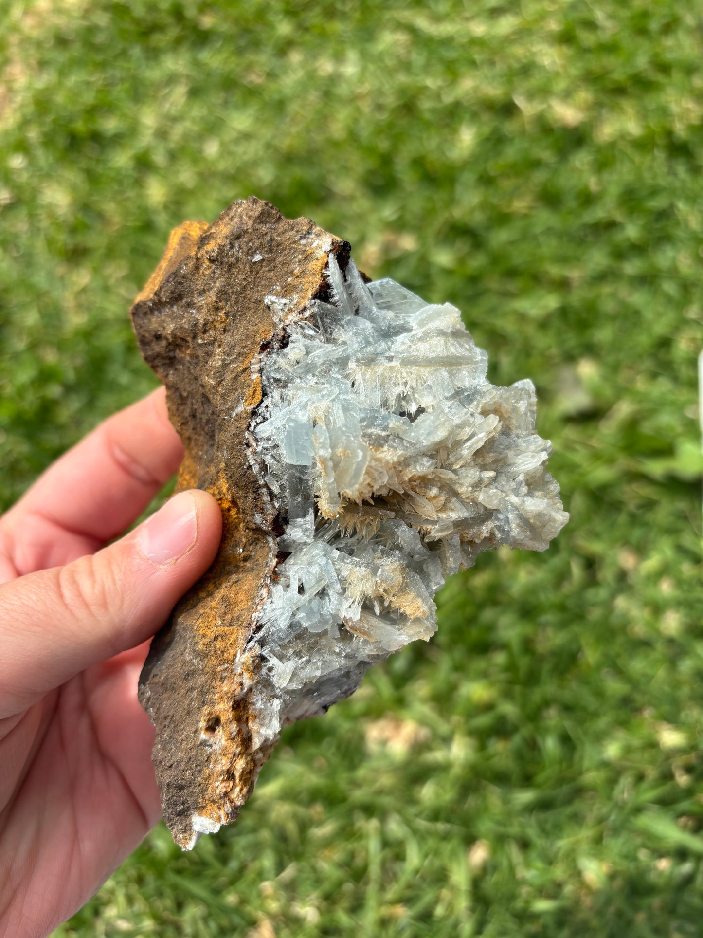 Blue Barite Specimen