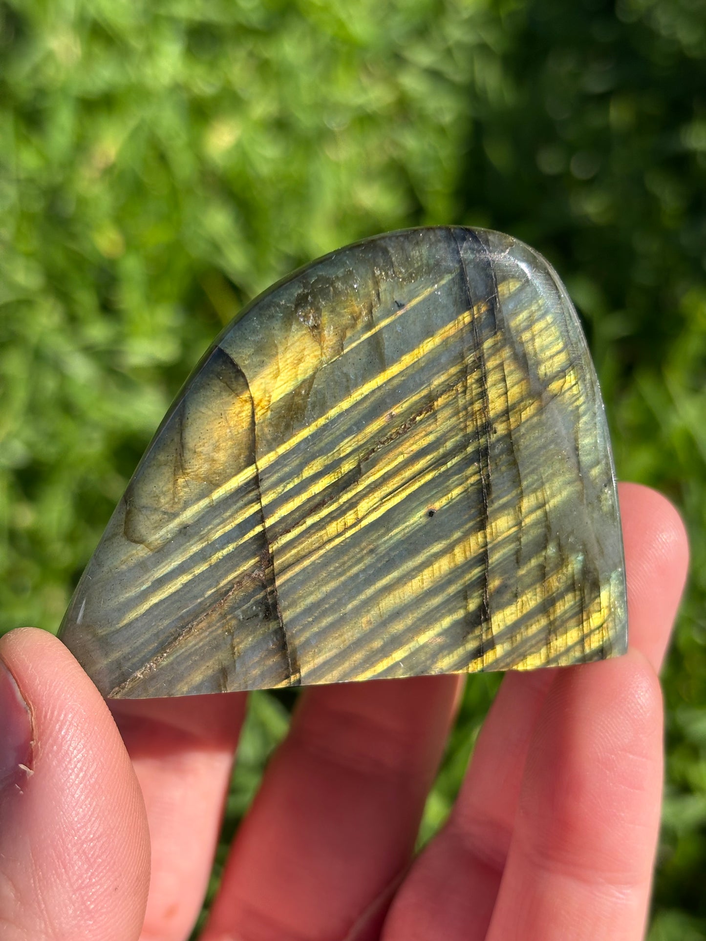 Yellow/Orange Flash Labradorite Freeform