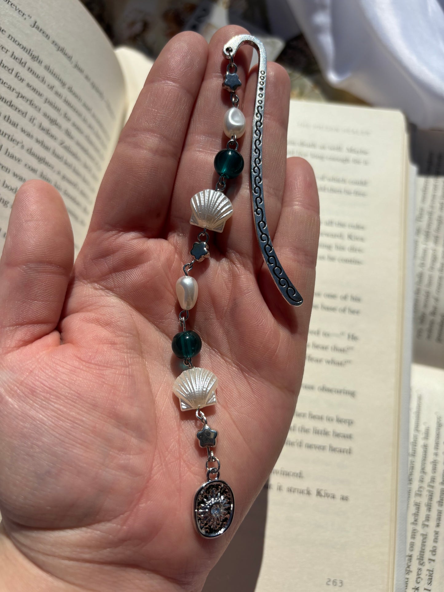 Sliver Ocean Handmade Bookmark ( COVE )