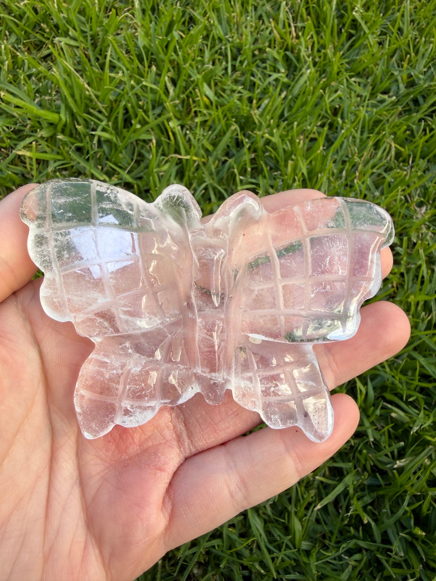 Clear Quartz Butterfly