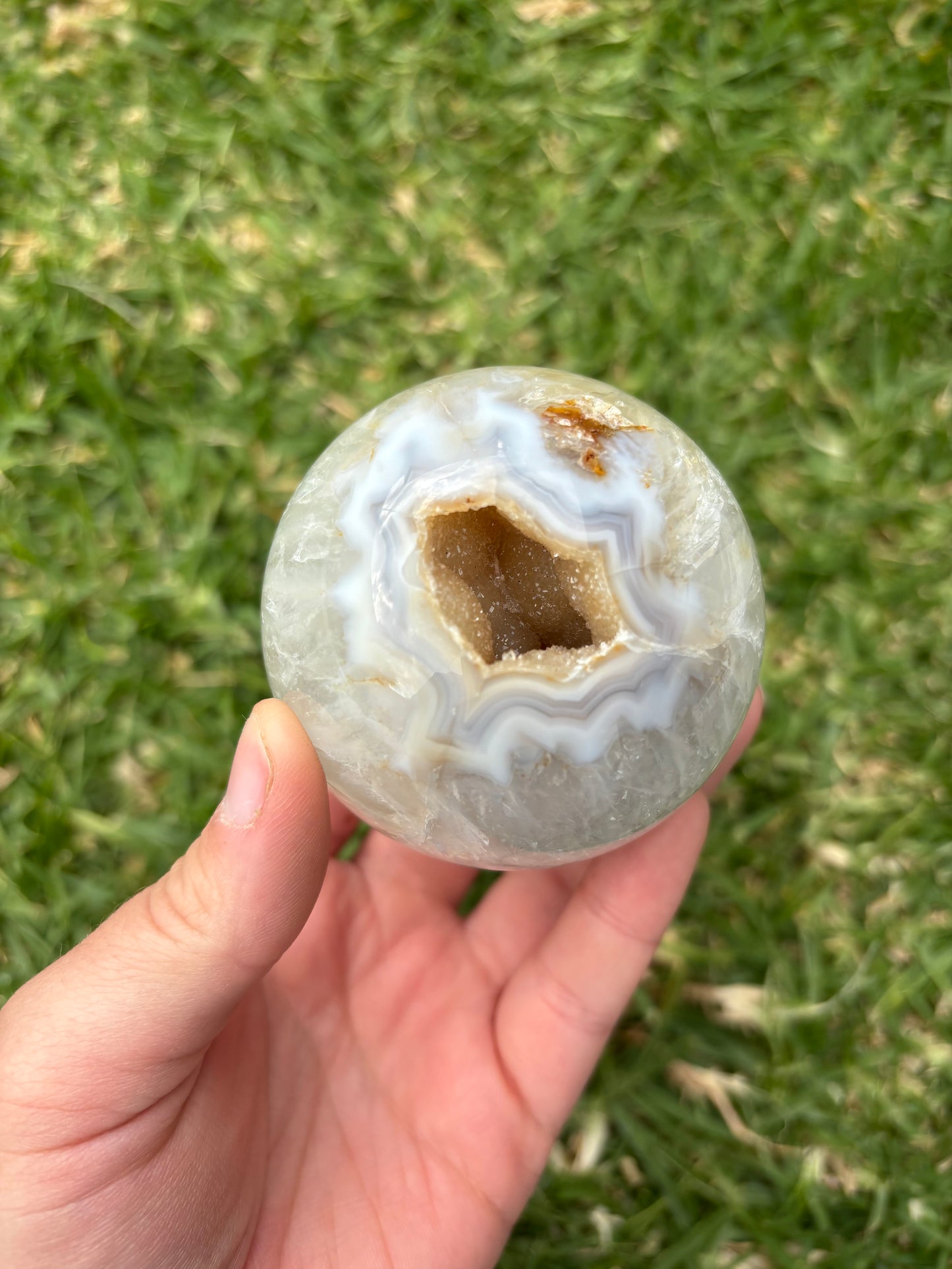 Druzy Agate Sphere