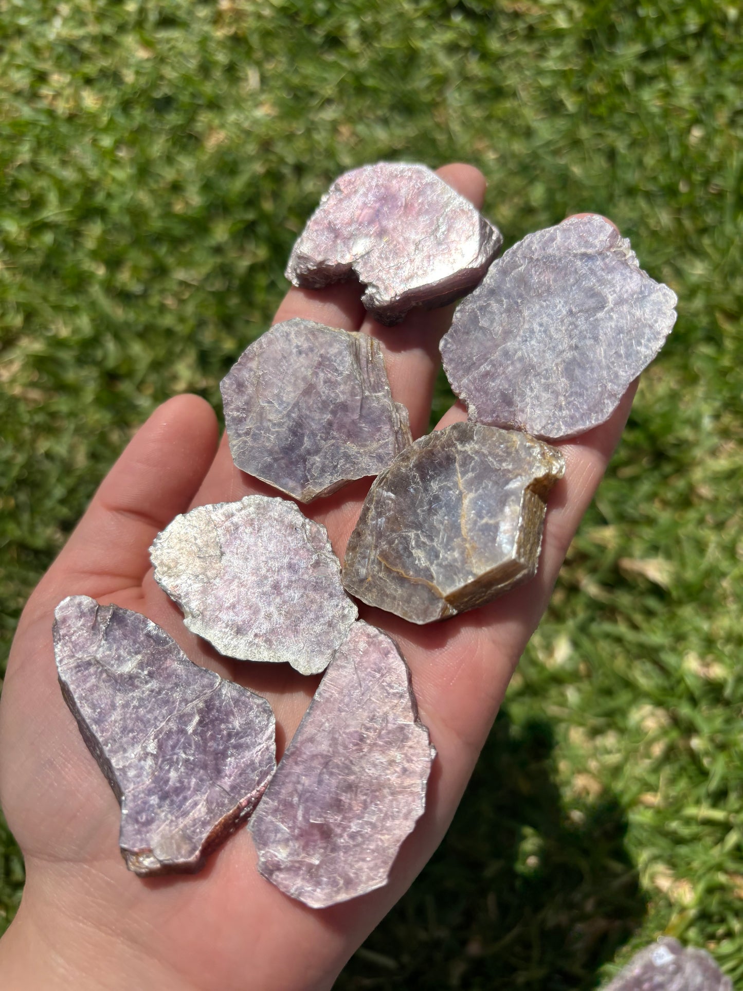 Lepidolite Mica Slices