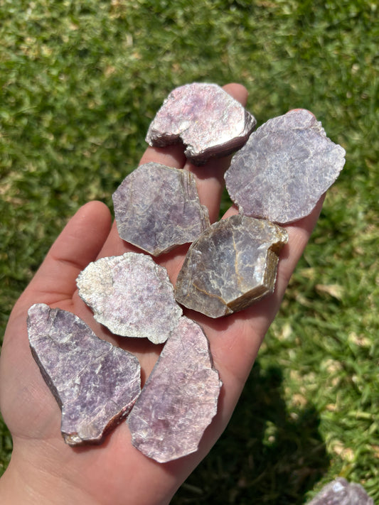 Lepidolite Mica Slices