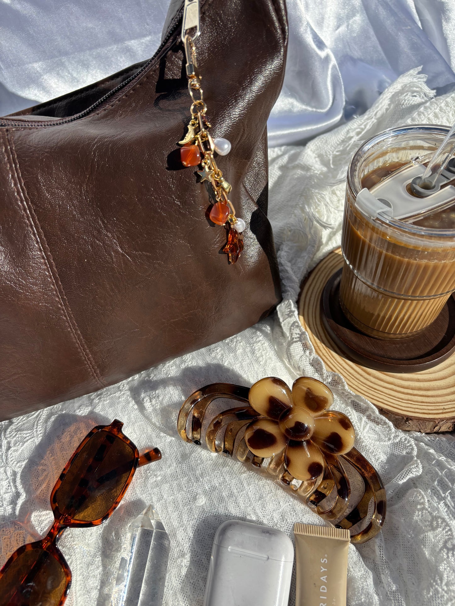 Gold Bag Charm JANE