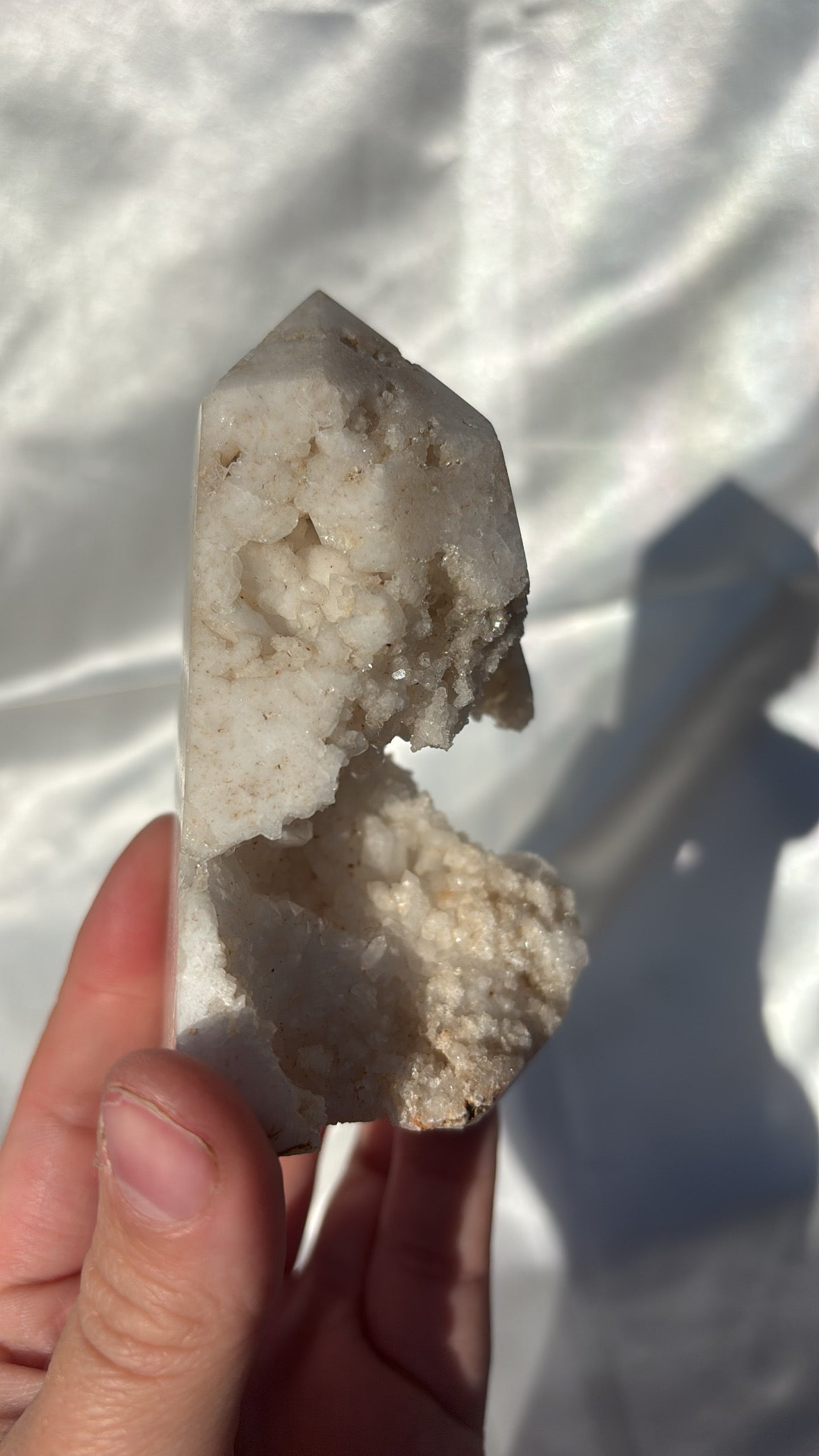 Druzy Quartz Tower
