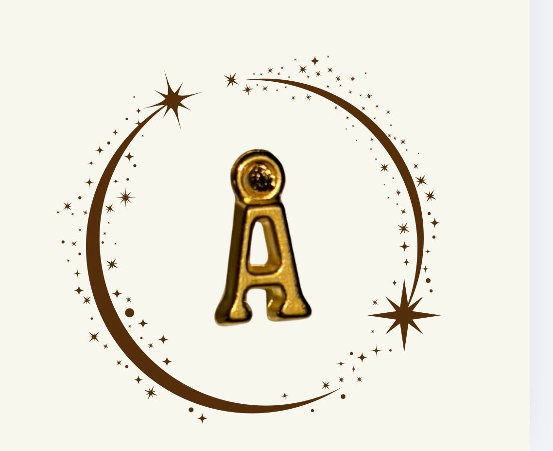 GOLD CHARM LETTER ADD ON A-Z