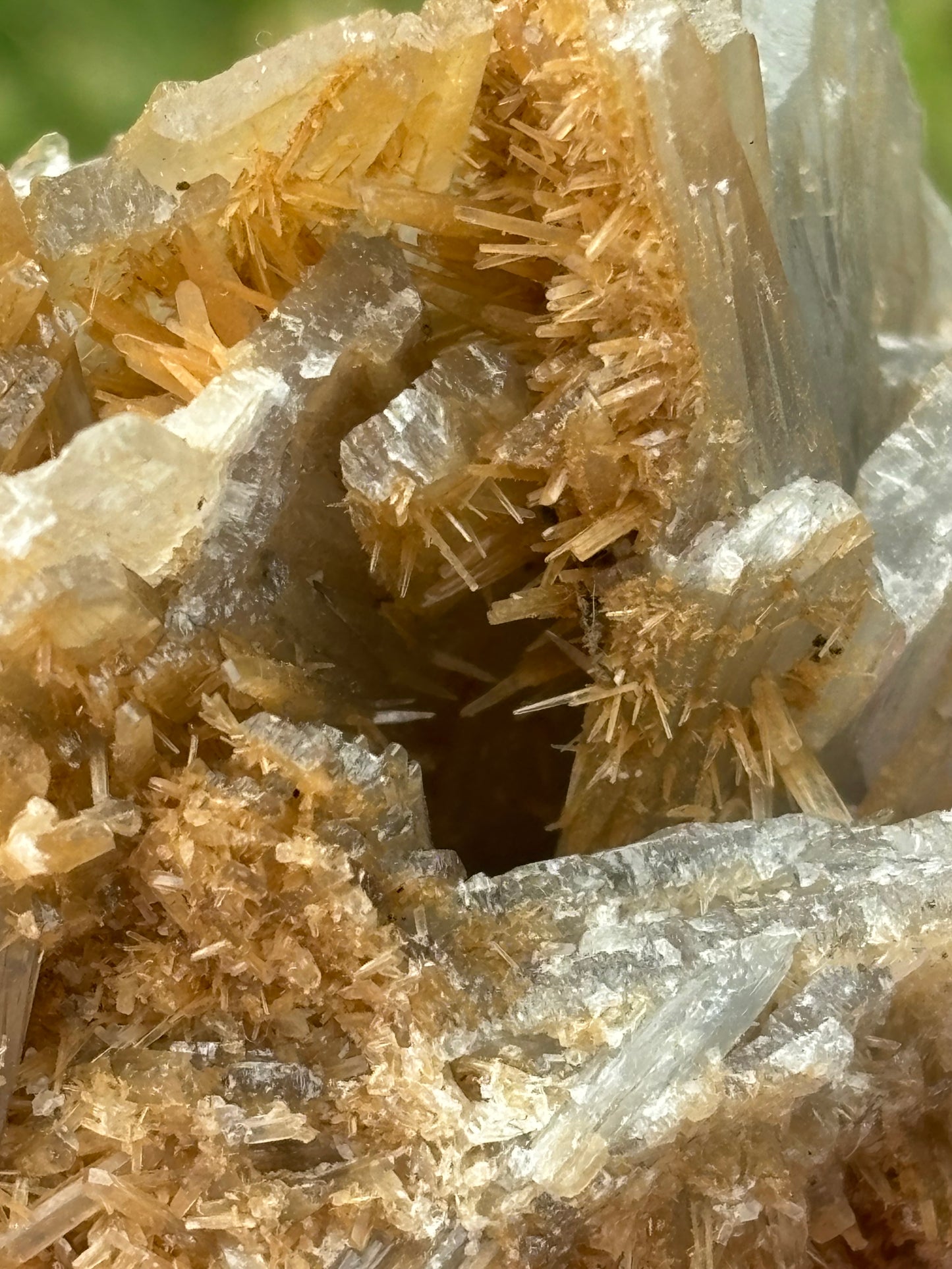 Blue Barite Specimen