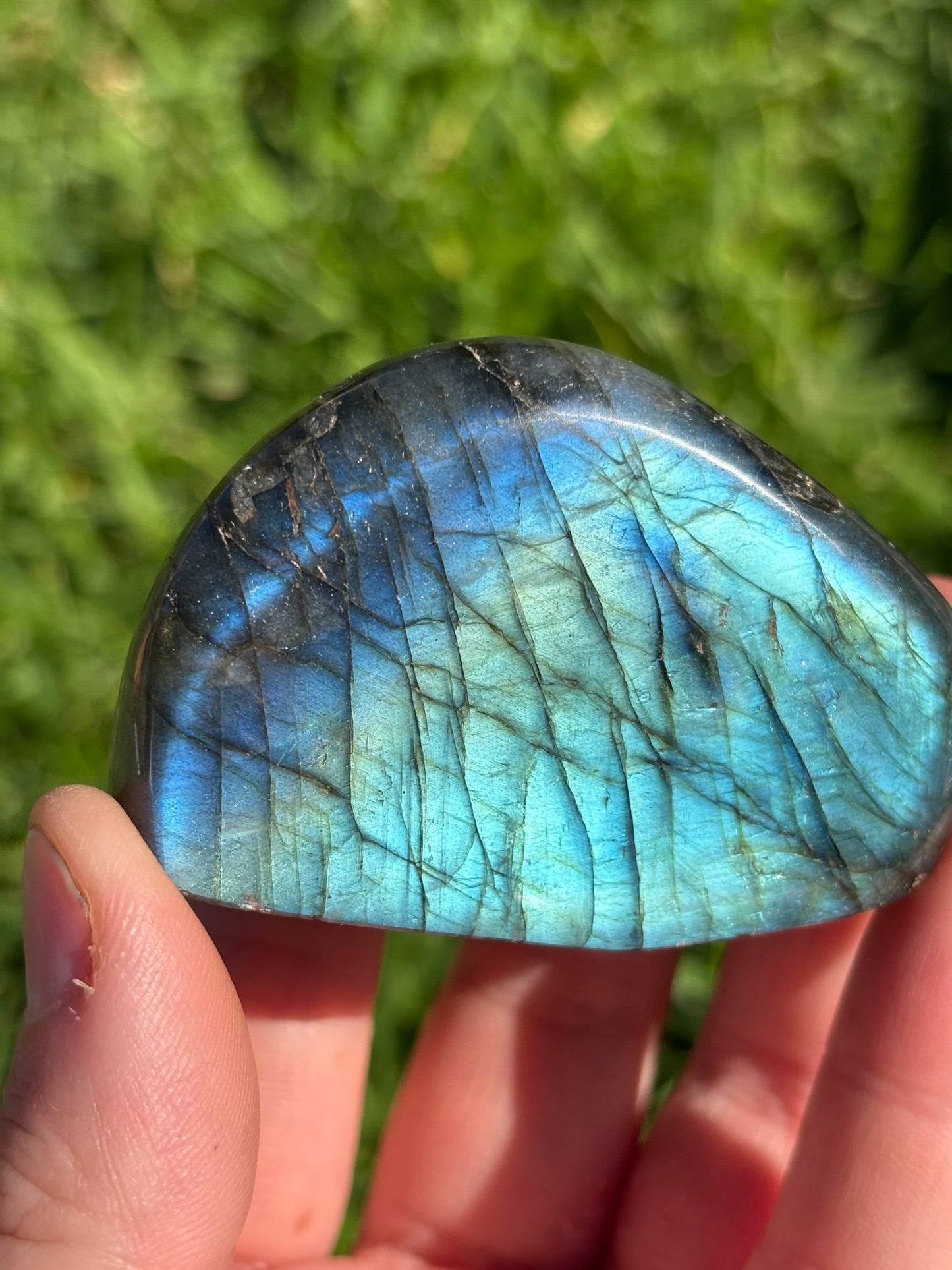 Blue Flash Labradorite Freeform 86g