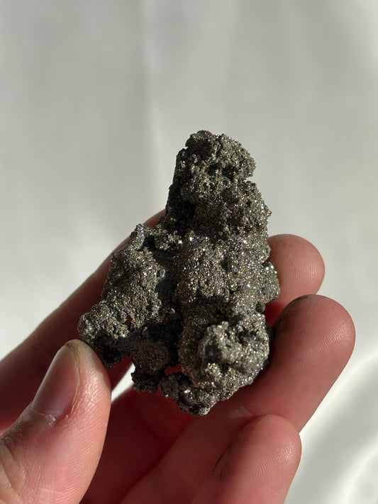 Pyrite On Quartz Specimen