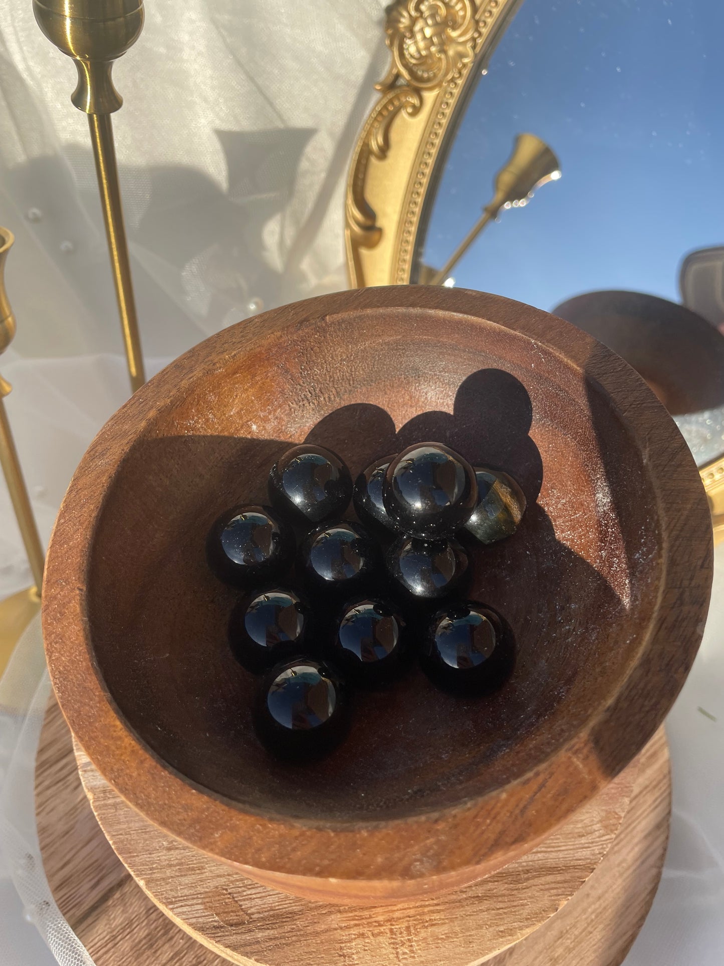 Black Obsidian Mini Spheres