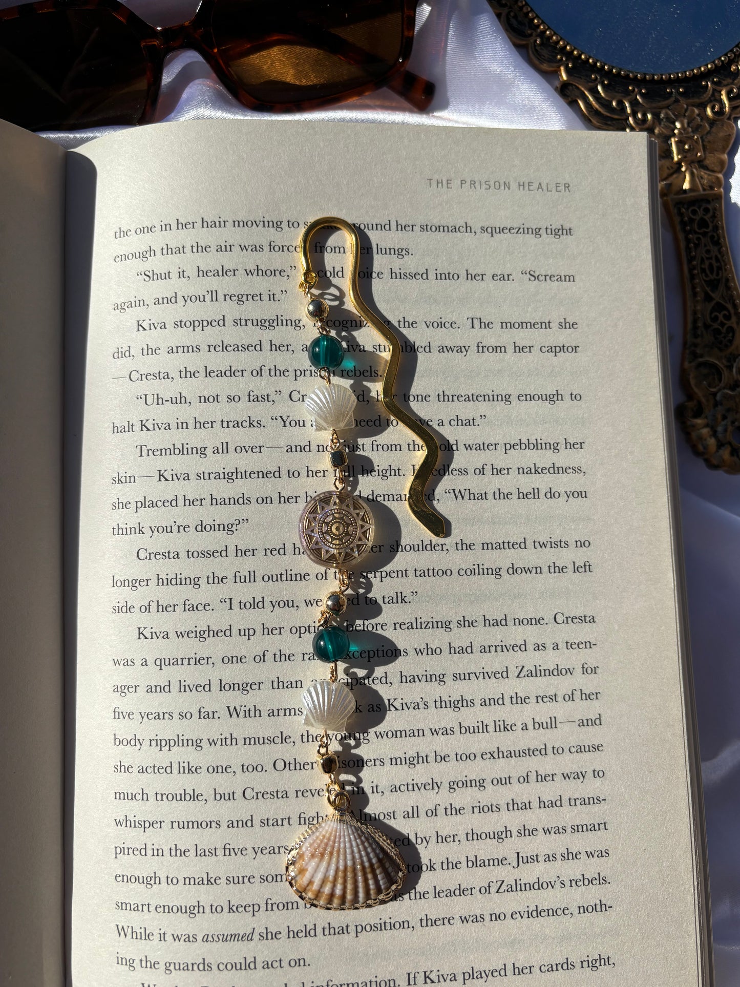 Gold Dark Blue Bookmark (MELIA)