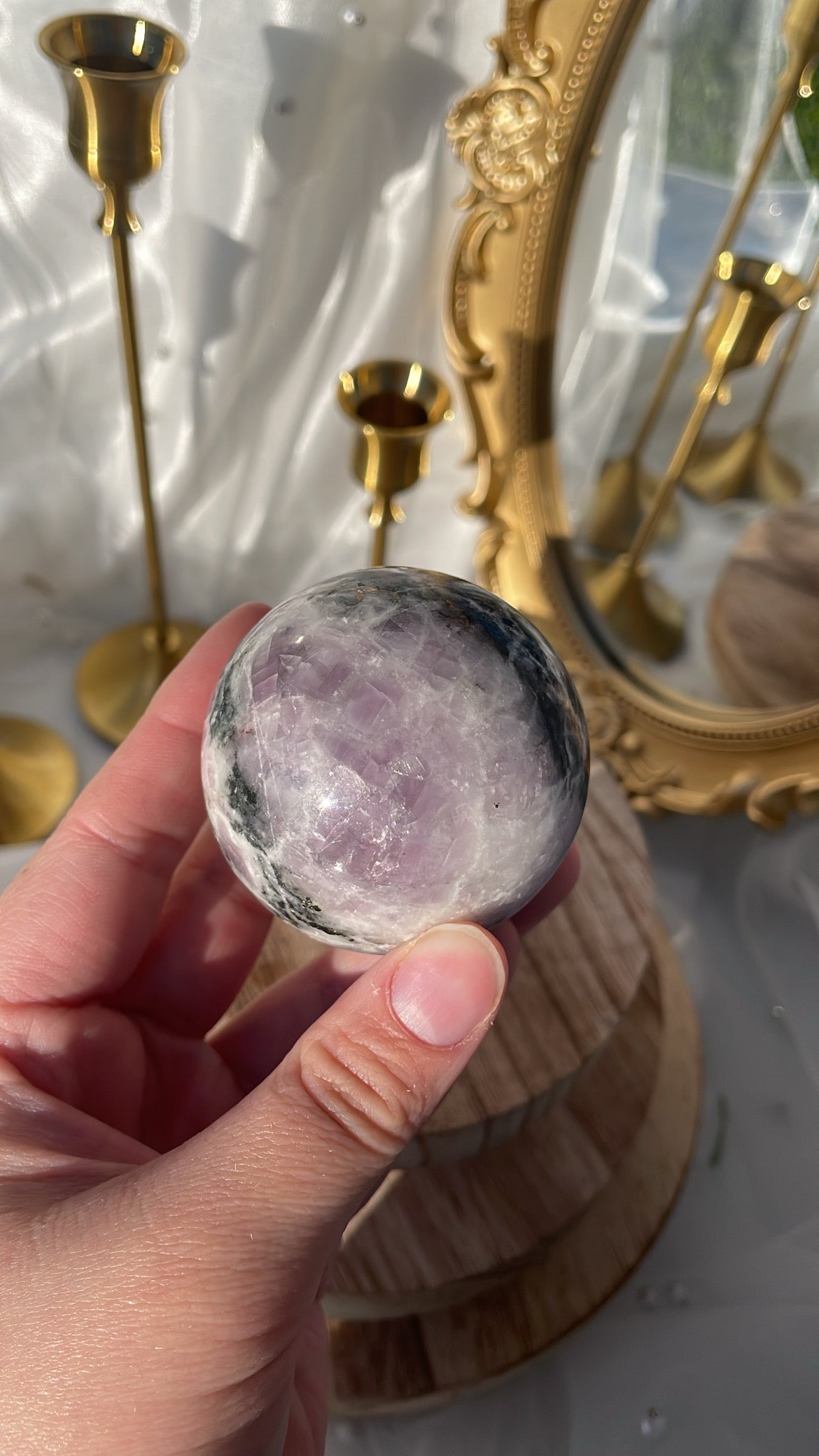 Kunzite Sphere