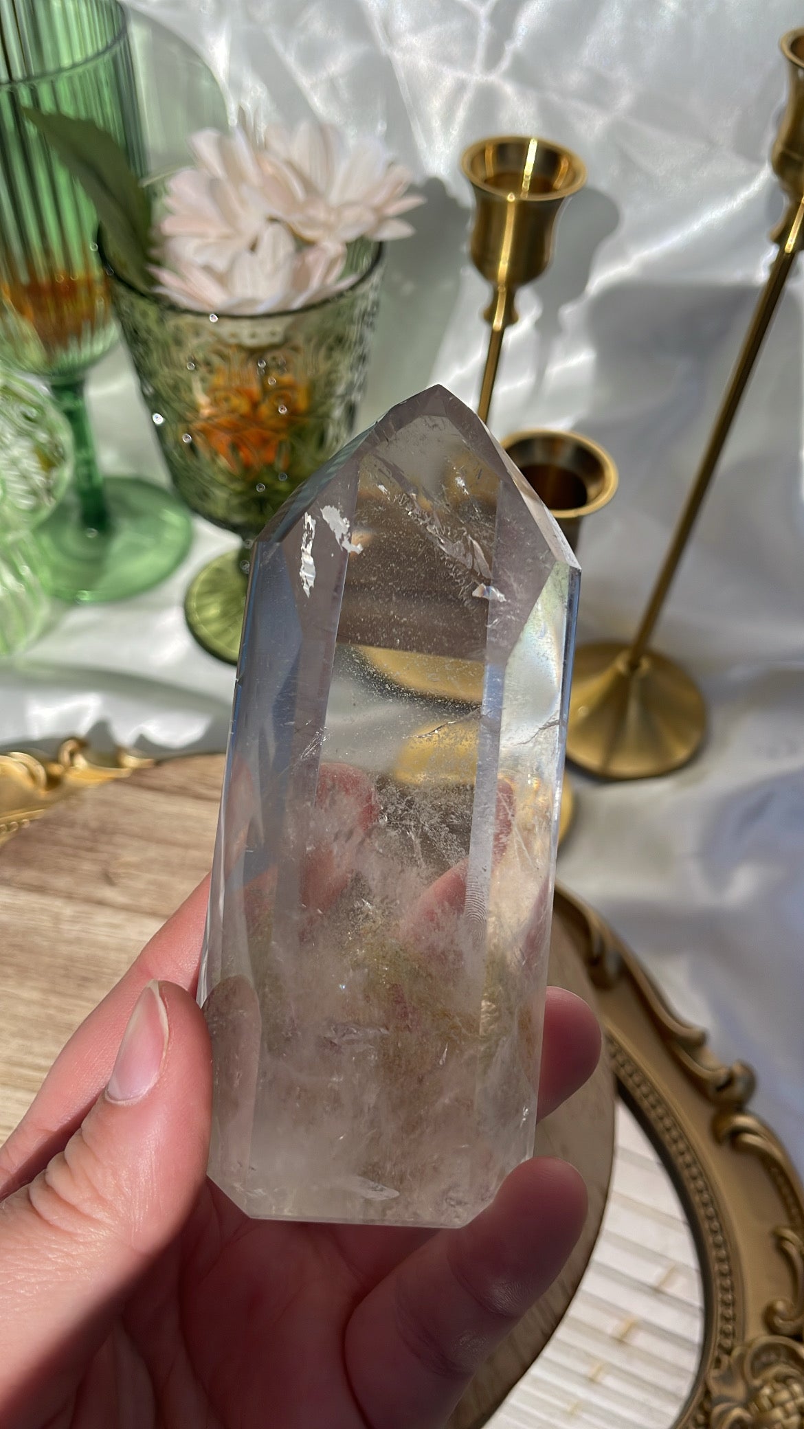 Clear Quartz Tower