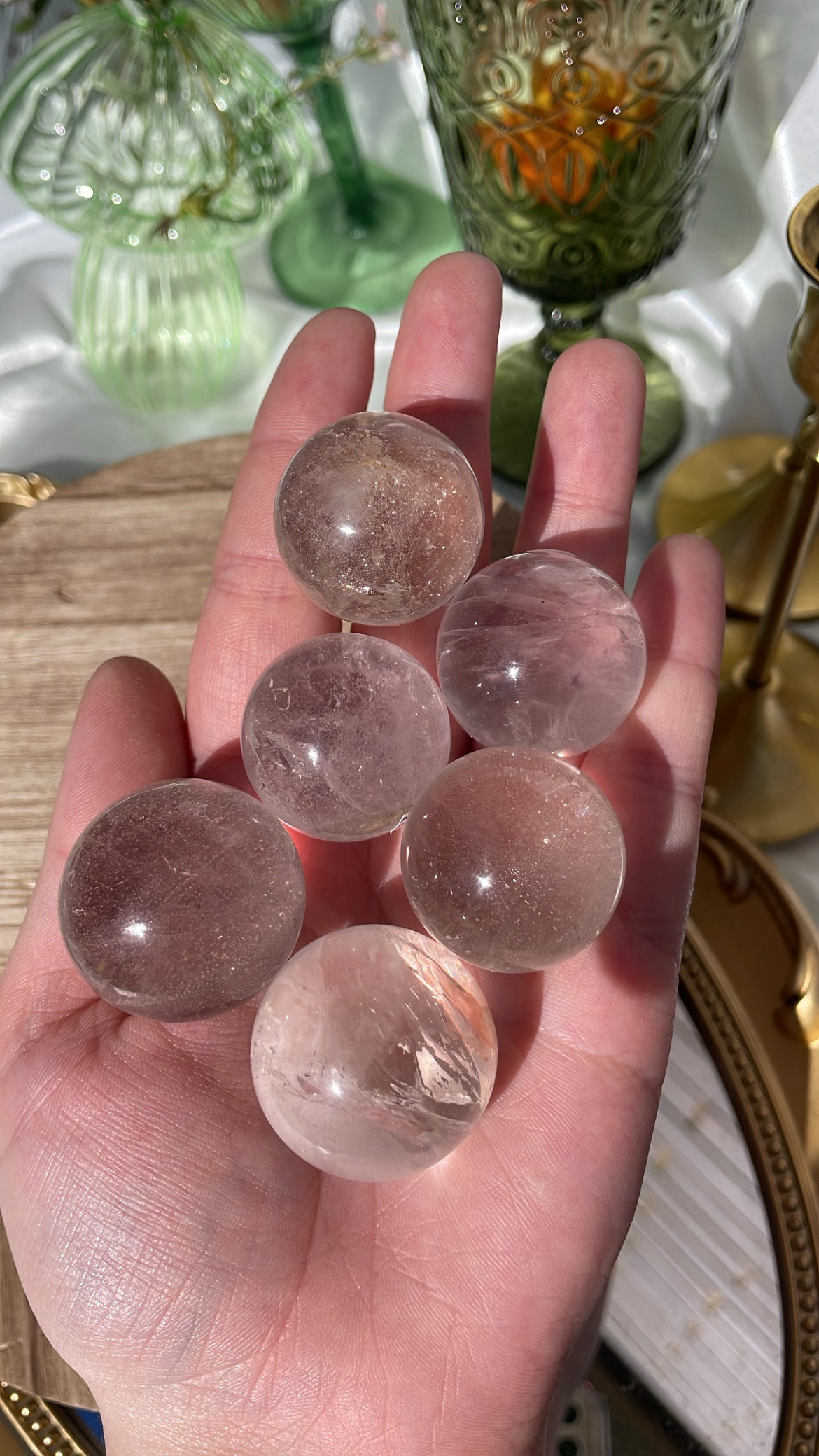 Clear Quartz Spheres