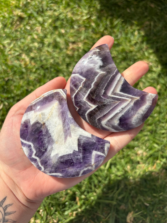 Chevron Amethyst Moons