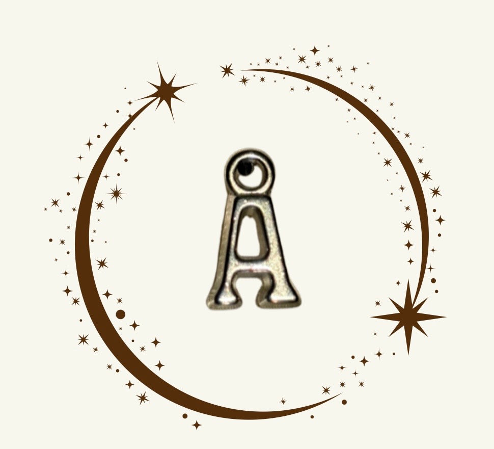 SLIVER CHARM LETTER A-Z ADD ON