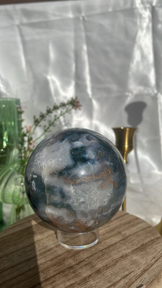 Moss Agate Sphere