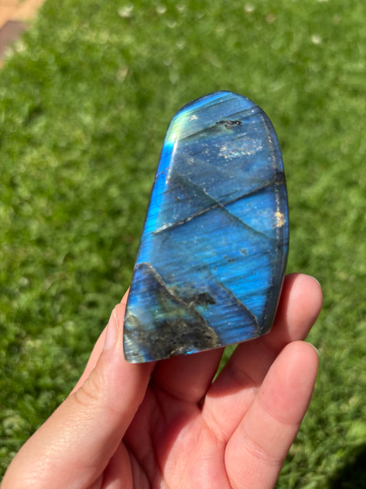 Labradorite Freeform ( has been repaired and glued back together)