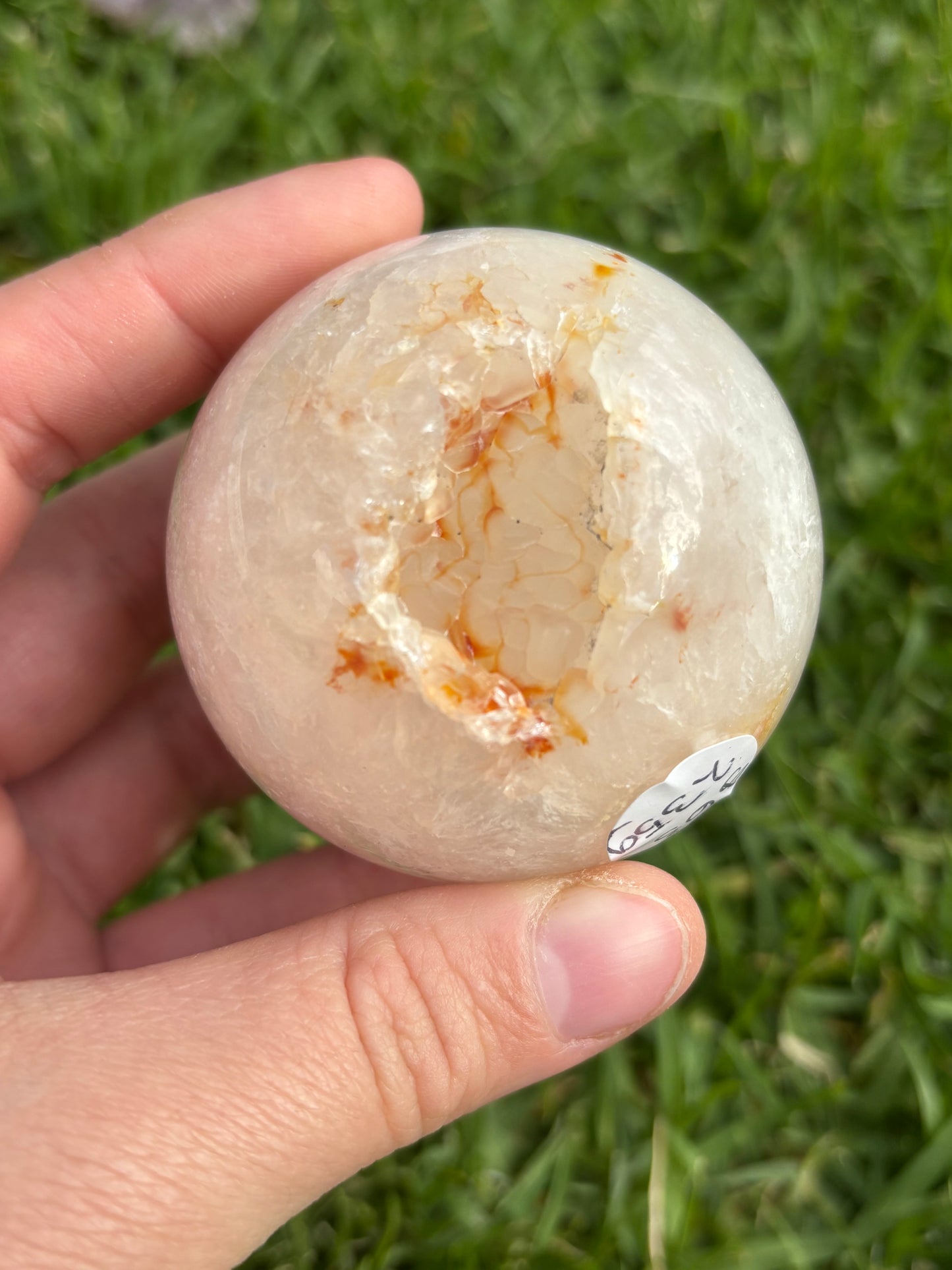 Flower Agate Sphere
