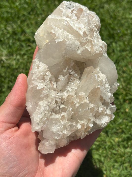Quartz And Calcite Cluster