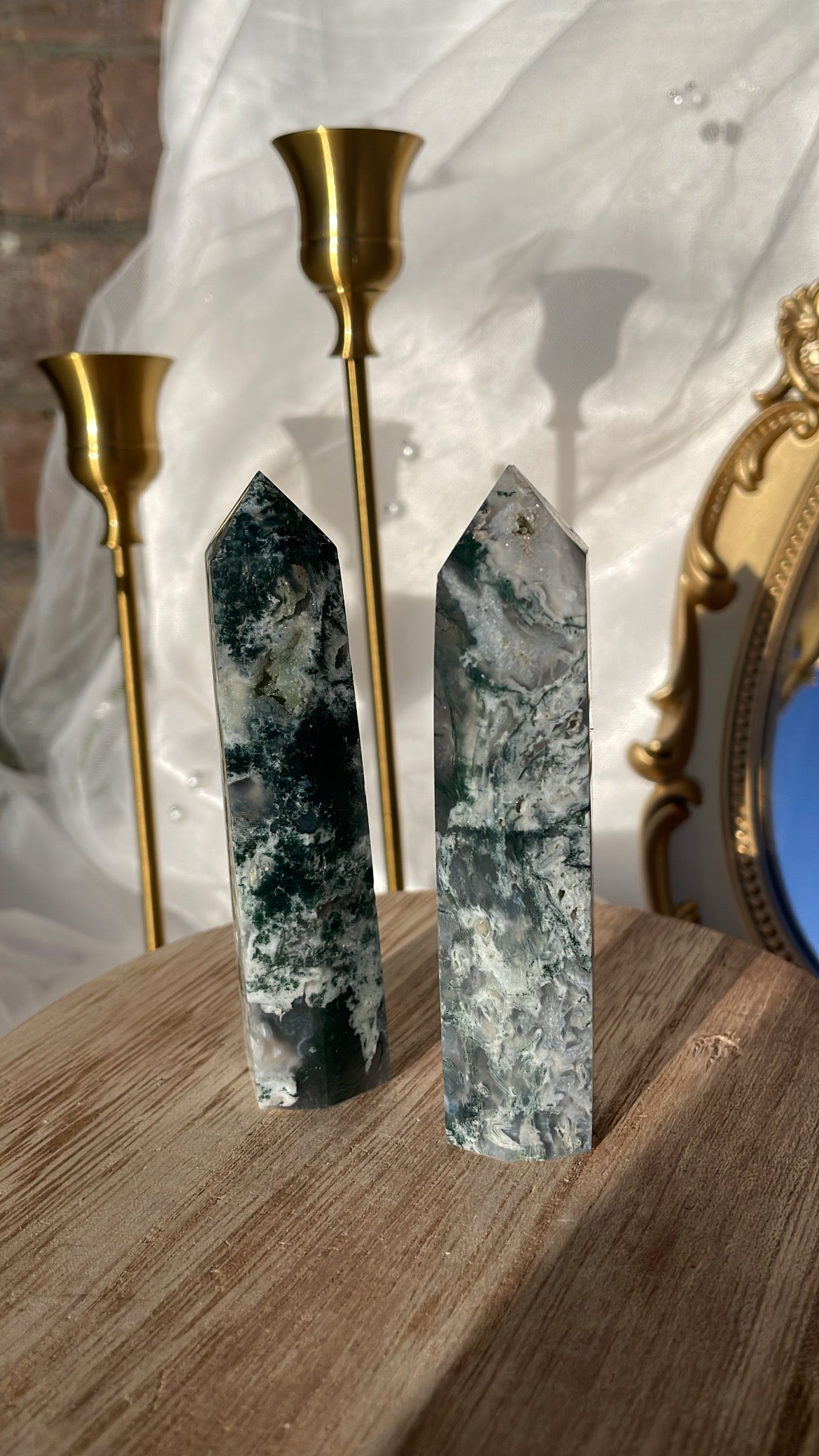 Moss Agate Points