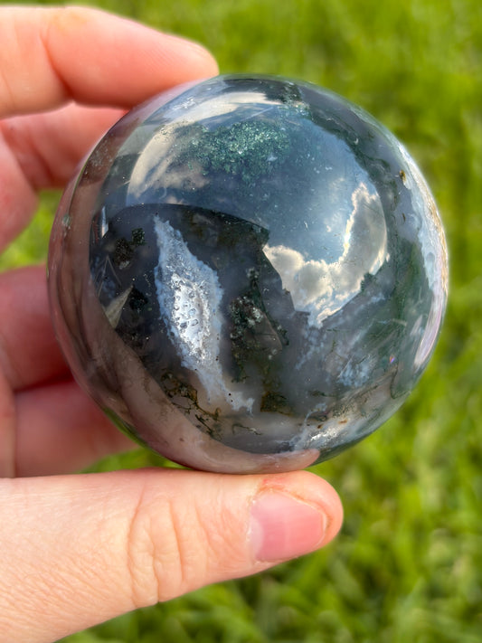 Moss Agate Sphere