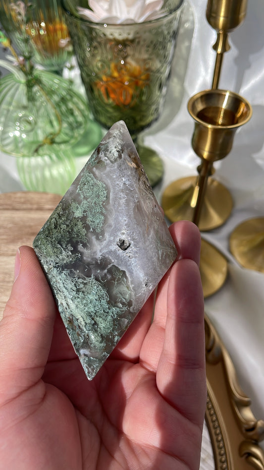 Moss Agate Diamond