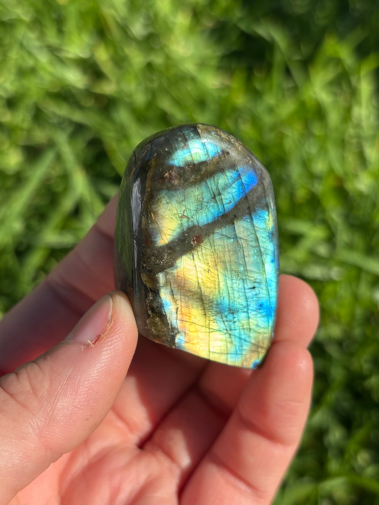 Blue/Yellow Flash Labradorite Freeform