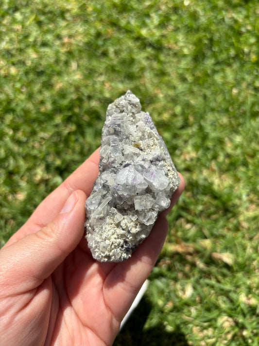 Fluorite With Quartz Specimen