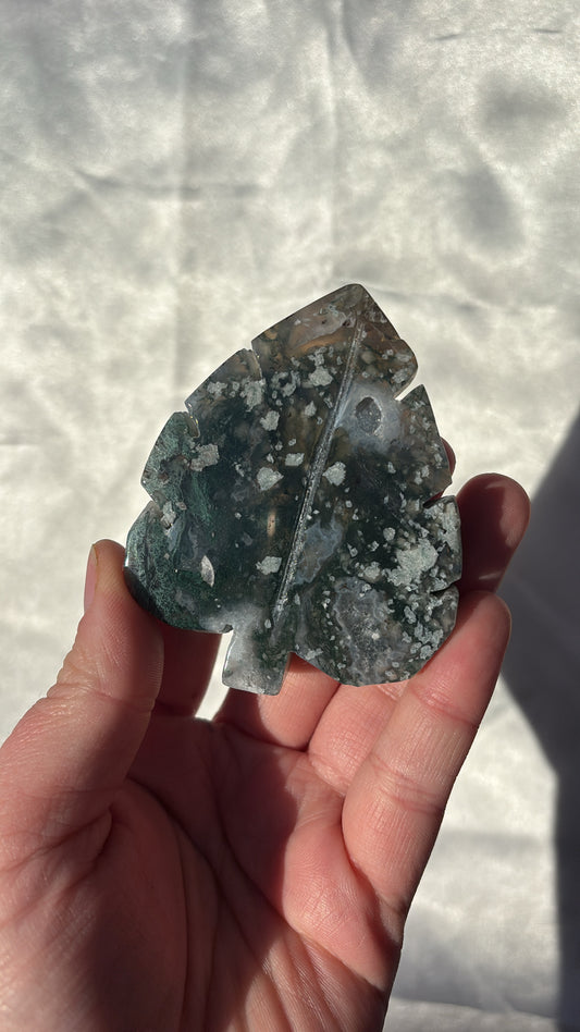 Moss Agate Leaf