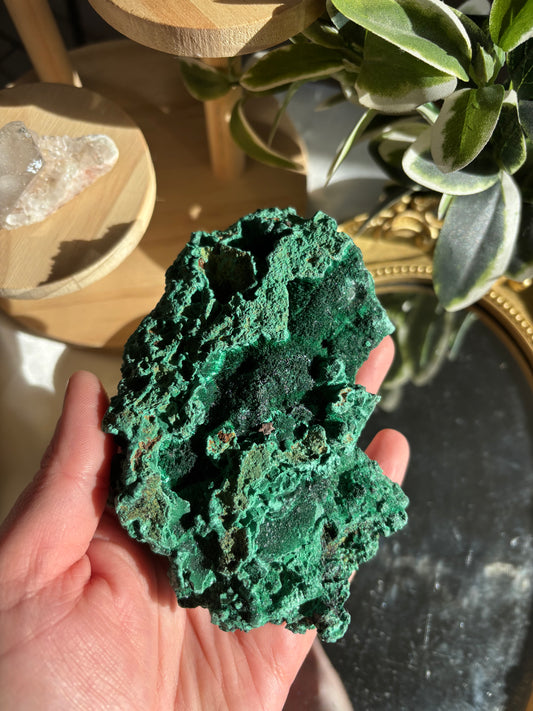 Fibrous Malachite Piece