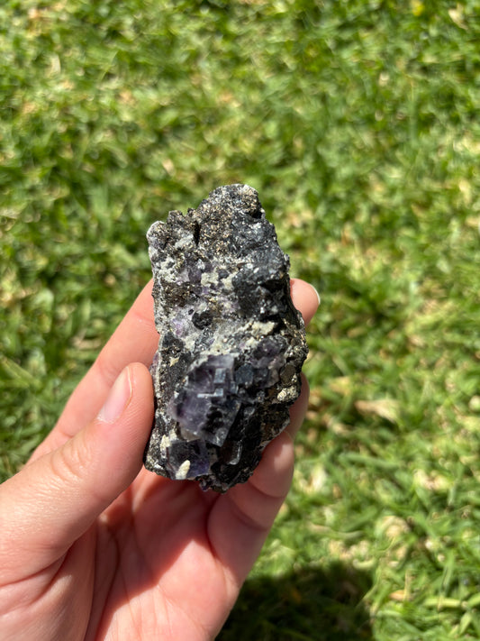 Fluorite And Pyrite Specimen