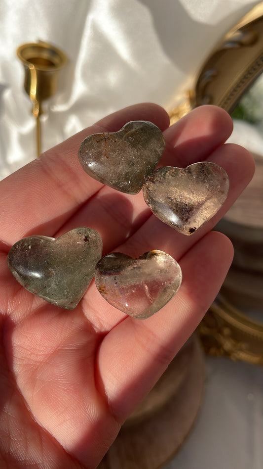 Garden Quartz Hearts