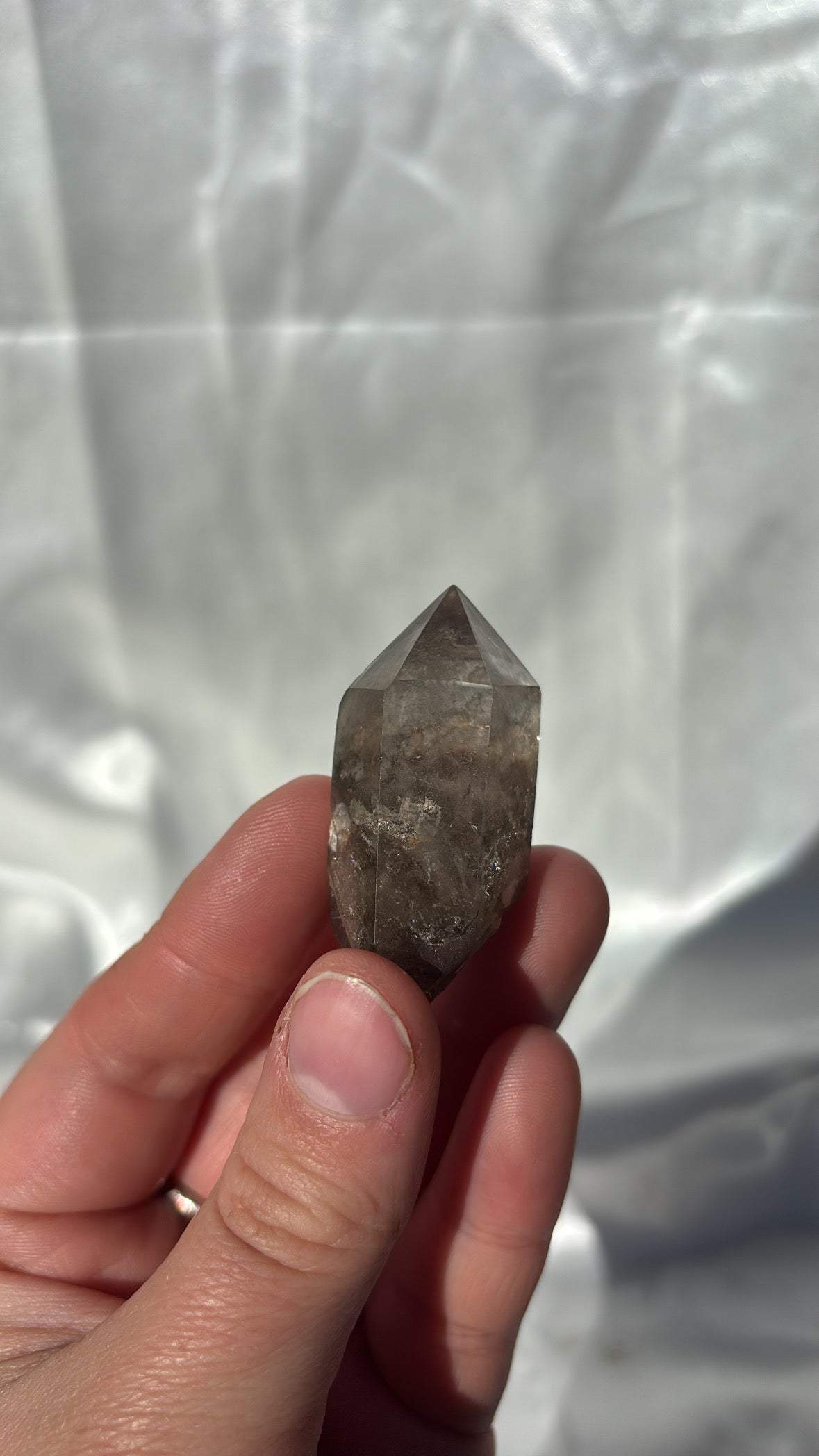 Included Quartz Raw Point
