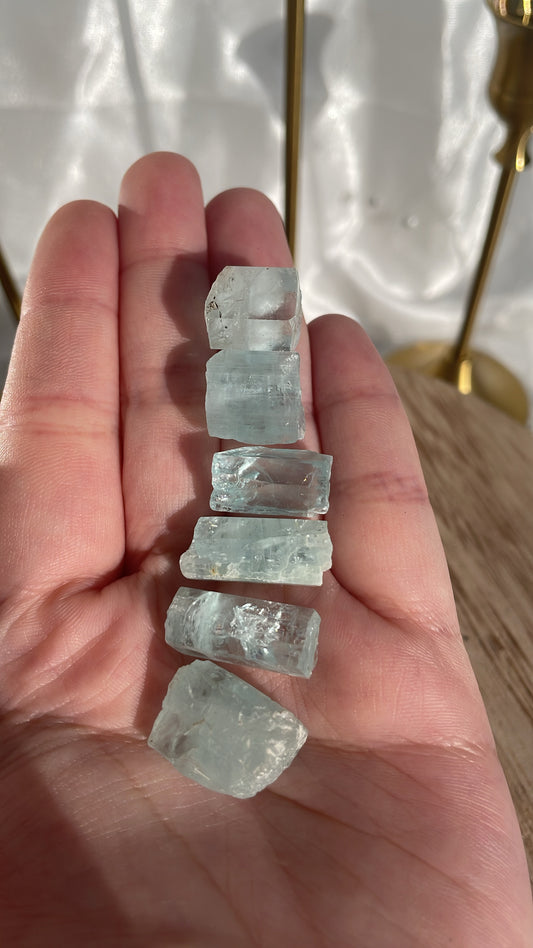 Auqamarine Pieces