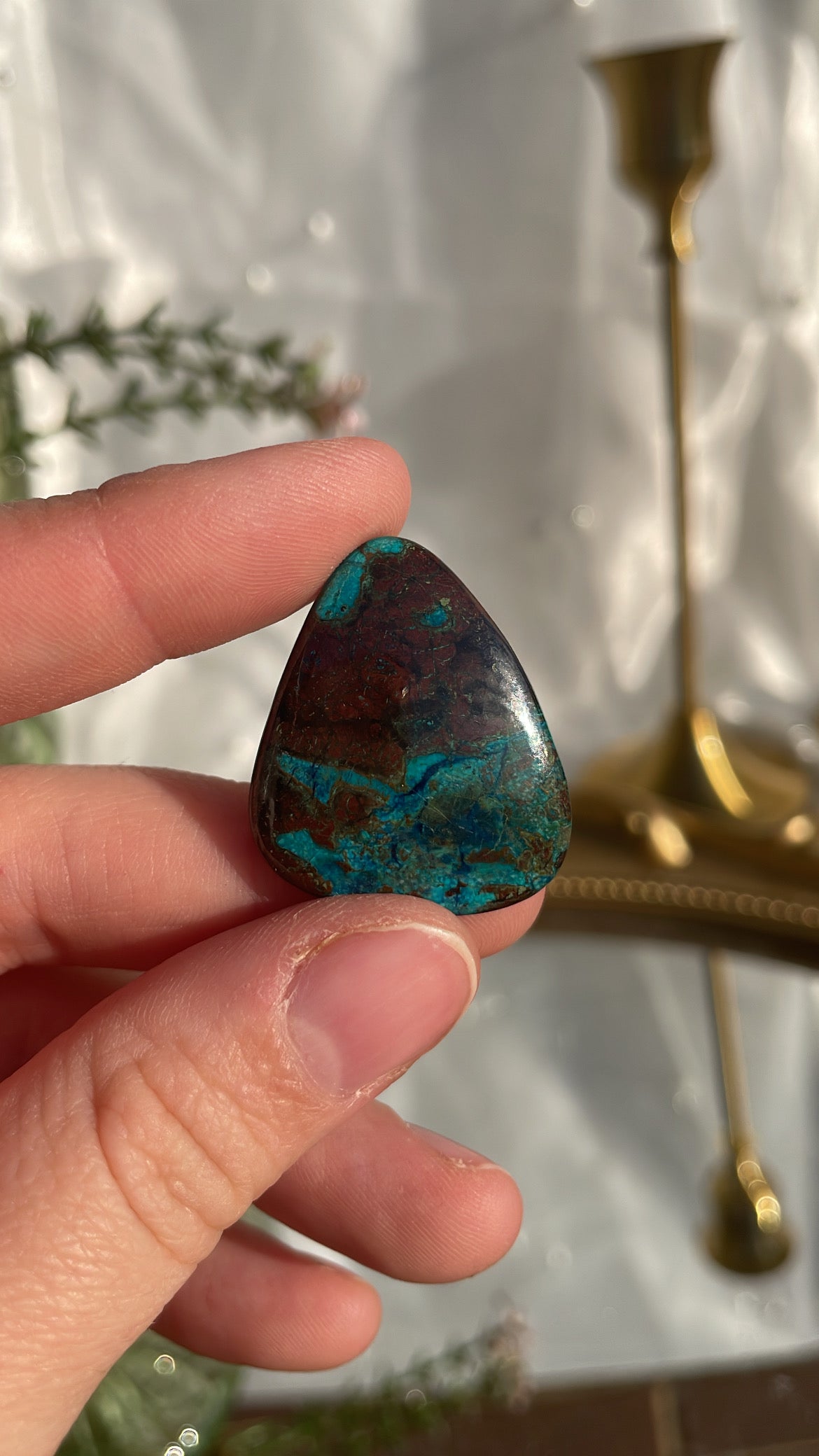 Chrysocolla Azurite Cabochon